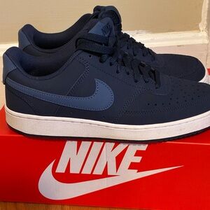 Nike Men's Dark Blue Court Vision Low